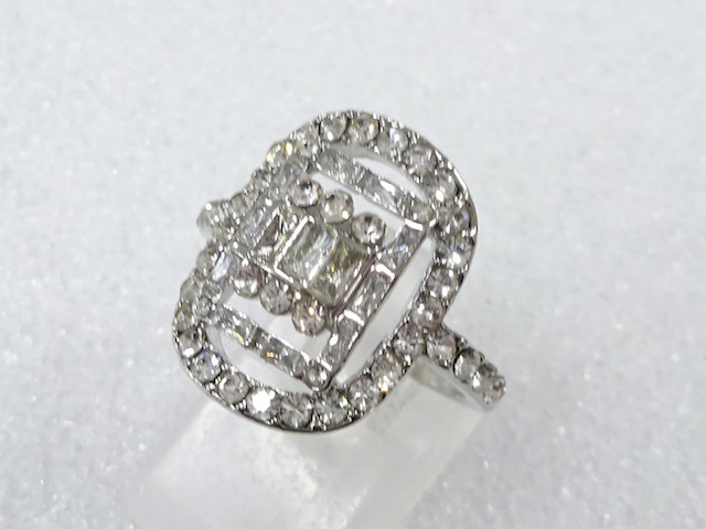 CRYSTAL FASHION RING / JP SIZE 13
